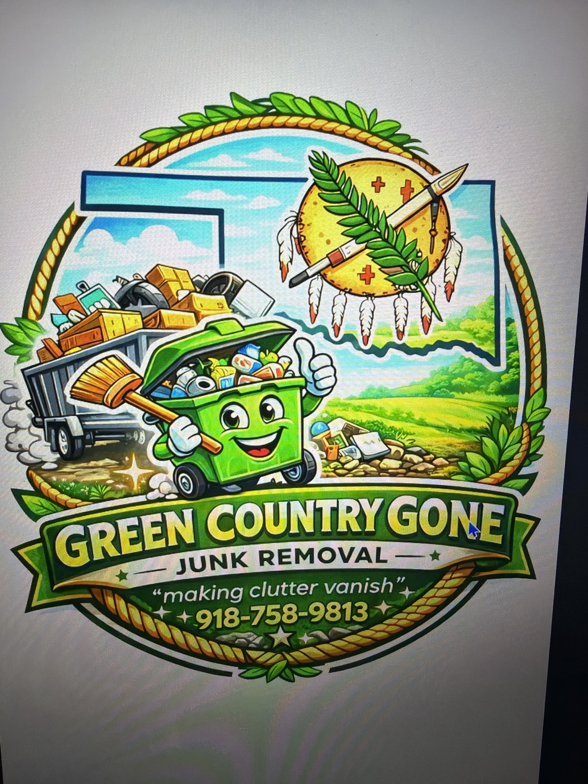 Green Country Gone Junk Removal logo